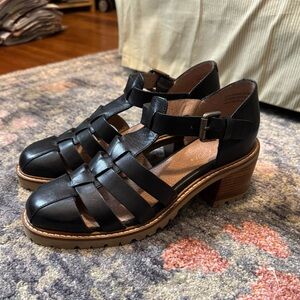 Black Seychelles Fisherman Sandals